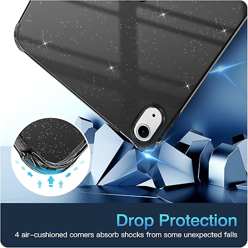 Vista 66 de TiMOVO Funda transparente para iPad (A16) 11ª generación de 11 pulgadas 2025, iPad de 10.9 pulgadas 2022, funda protectora trasera transparente