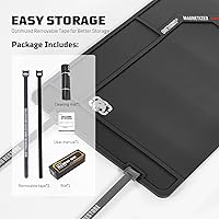 Vista 7 de ONETIGRIS Gun Cleaning Mat Rifle Pistol Gun Mat with Magnetic Dots, Non-Slip Oil Resistant