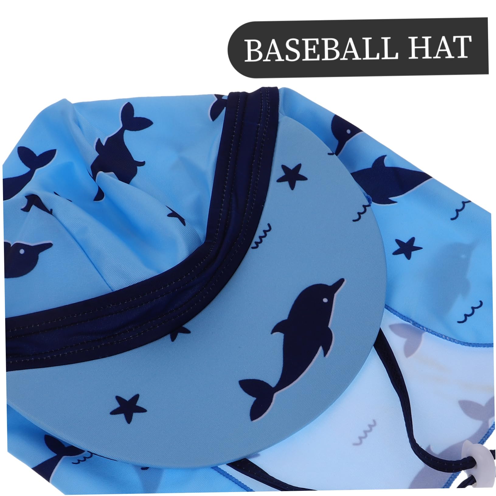 Sonnenhut für Strandhut Sommerhut Hut mit Nackenband Sommerhut Objektiv-Schlüsselanhänger Babymütze Freizeithut für Kindermützen Polyester Blue