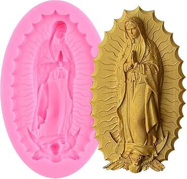 3D Madonna Fondant Mold Madonna Silicone Molds | Cake Decorating Cupcake Topper Candy Chocolate Gum Paste Polymer Clay