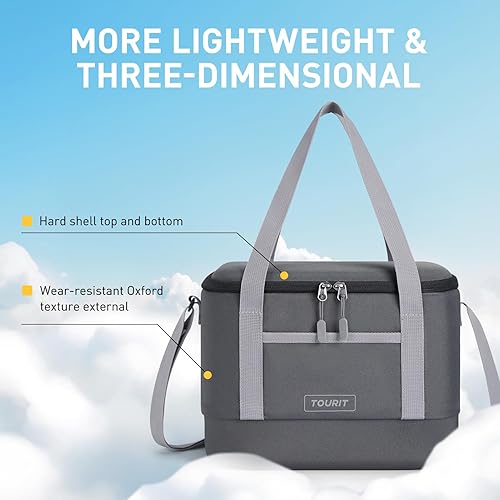 Miniatura 4 de TOURIT Bolsa de viaje con aislamiento suave de 12L para exteriores, camping, picnic, viajes