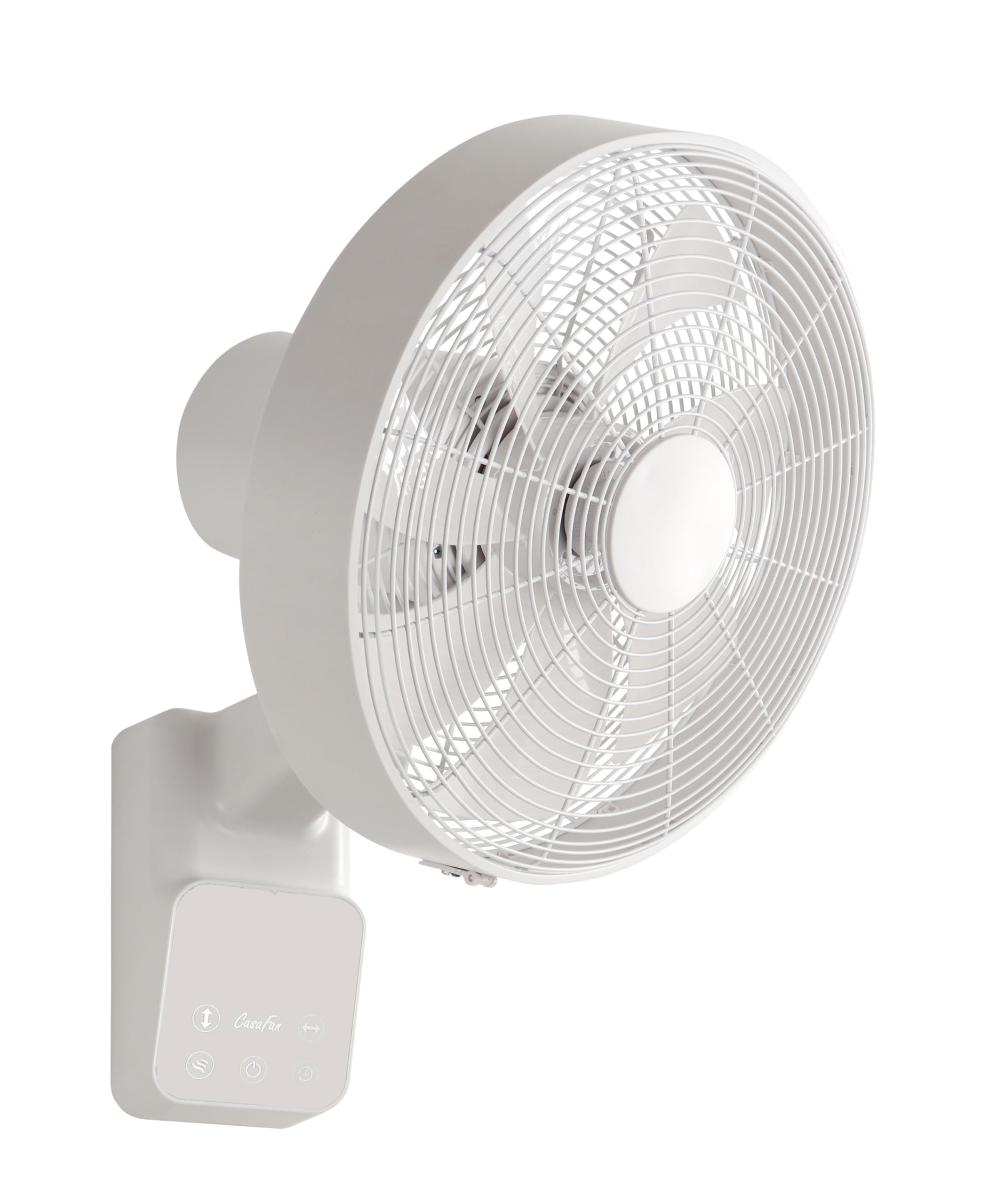 Airos Eco Design Wall - Ventilatore da parete con telecomando, colore: Bianco