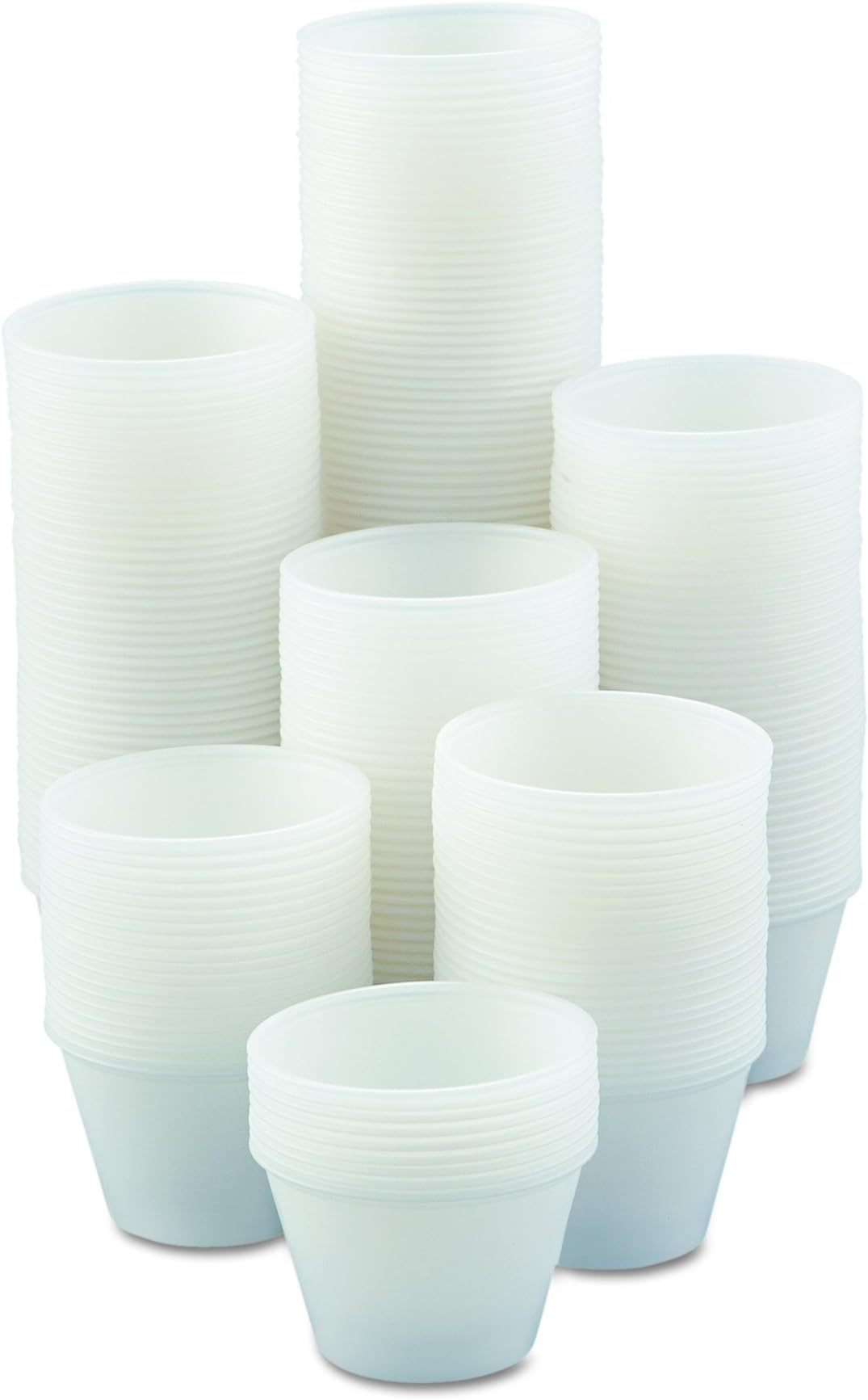 Dart P400N 4 oz Translucent PS Portion Container (Case of 2500)