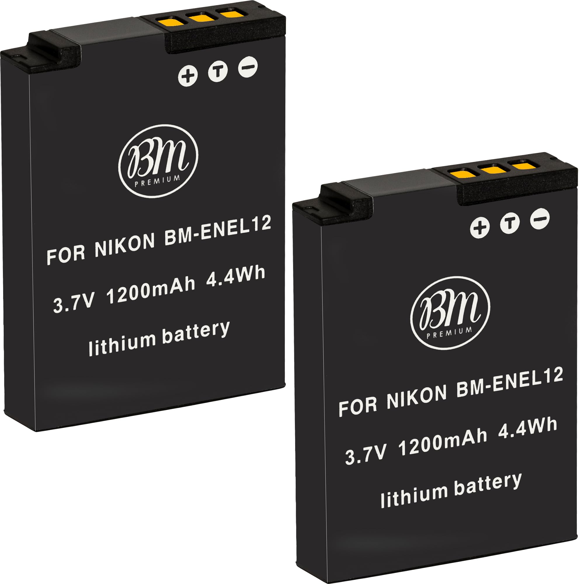 Amazon.com : BM 2 EN-EL12 Batteries for Nikon Coolpix A1000, B600 