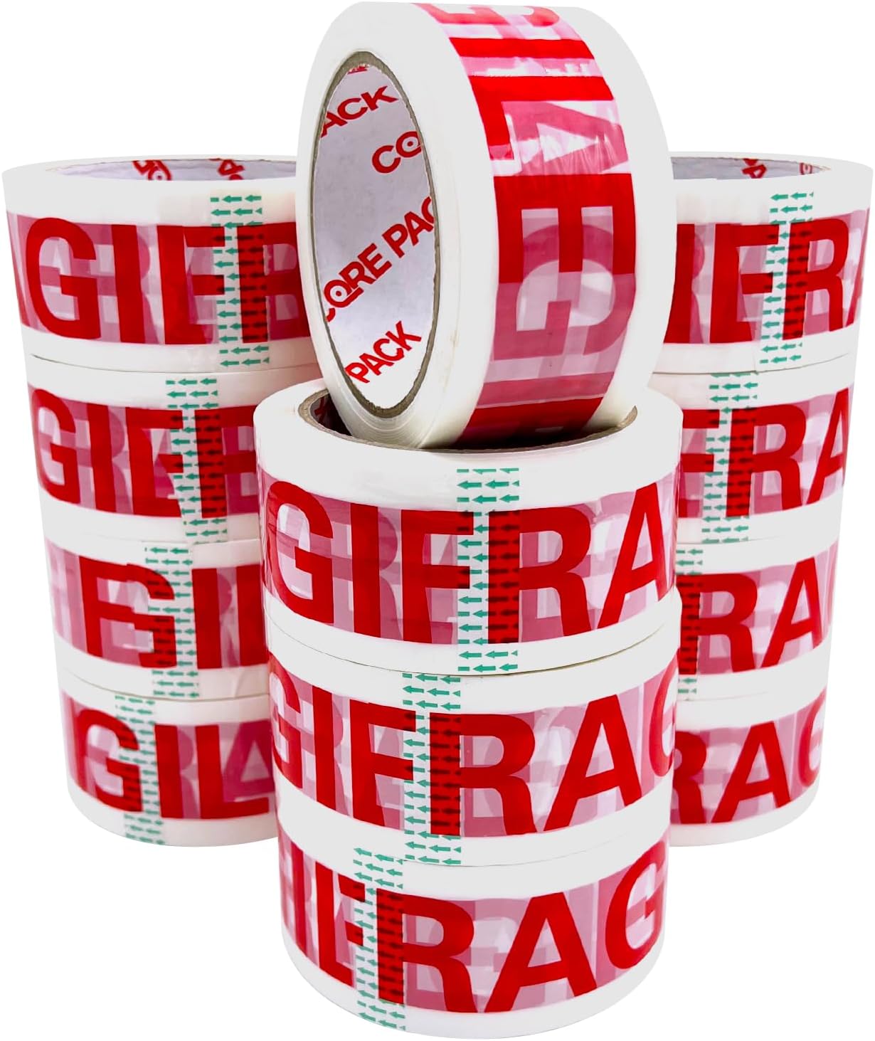 CorePack Strong Clear Packaging Tape | 12 Pack - 48MM x 66M | Secure and Sticky Packing Tape Suitable for a Heavy Duty Seal on Shipping Parcels & Boxes - Heavy Duty Seal - 12 Rolls