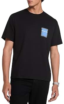 Michael Kors Men's MK Graphic T-Shirt, Black, XS | Amazon.com
