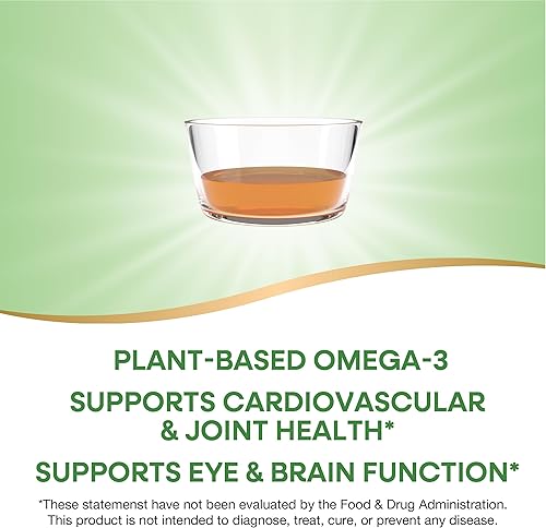 Miniatura 3 de Nature's Way NutraVege Omega-3 a base de plantas extra fuerte**, salud ocular, corazón y cerebro*, líquido con sabor a naranja arándano, 6.8 onzas