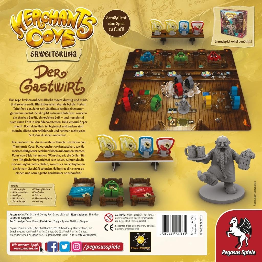Pegasus Spiele Merchants Cove: der Gastwirt [Erweiterung]