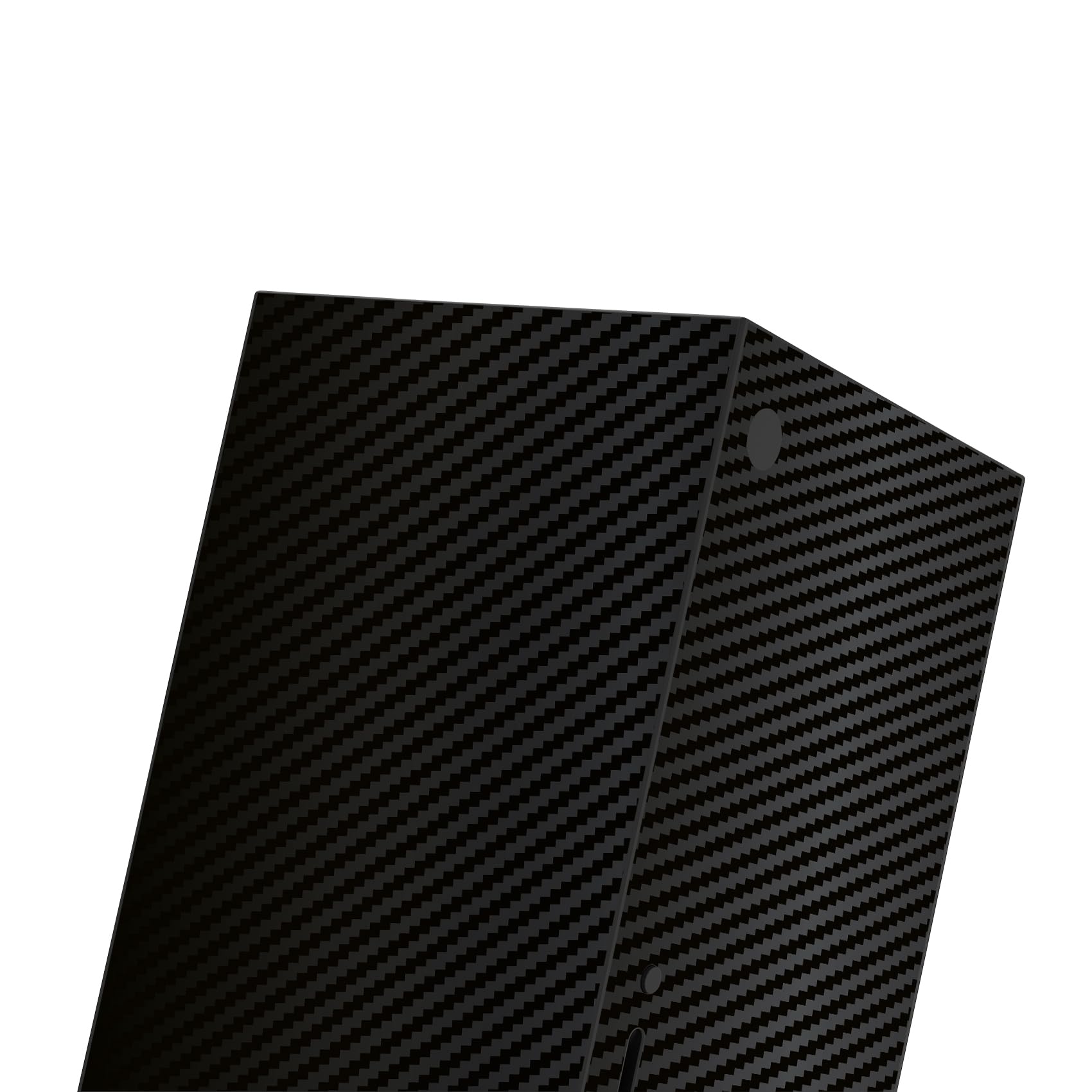 Film de protection autocollant pour console de jeux Vinyle Skin Cover anti-rayures Design Housse autocollante adaptée R139 (X, 45,7 cm Carbone Noir)
