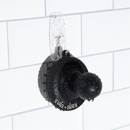 inala Crown Polisher - Fillable Scalp Massager - Manual Soft Silicone Shampoo Brush - Scalp Scrubber - Gently Exfoliates - Removes Dandruff and Stimulates Hair Growth - Suitable for All Hair Types