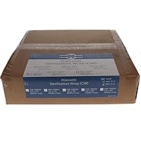 Vista 4 de HSB 100560, envolturas de esterilización CSR, permeables, repelentes de líquidos, duraderas y fáciles de usar, resistentes al desgarro,