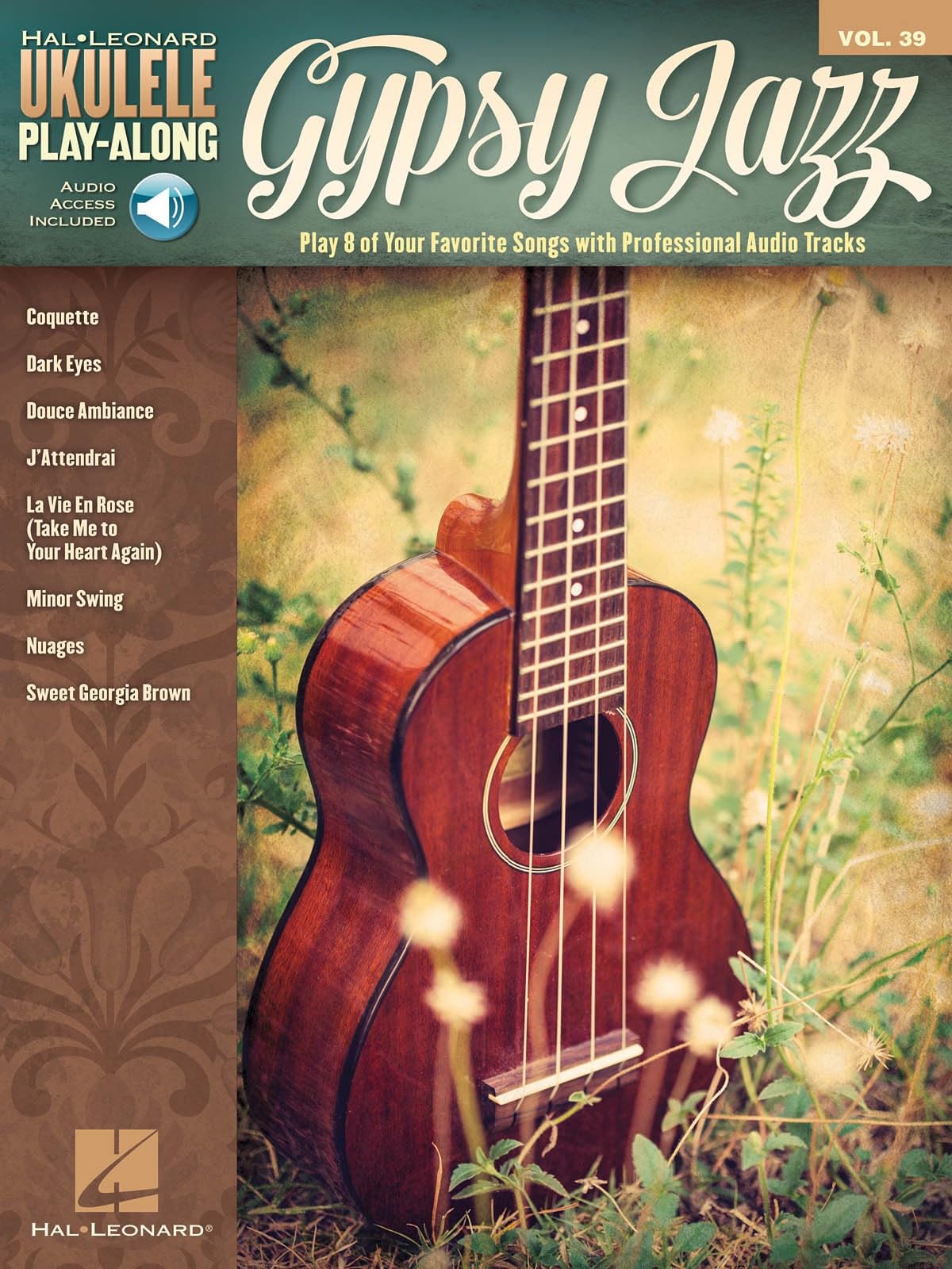 Hal Leonard Ukulele Play-Along Vol 39 Gypsy Jazz Sheet Music Paperback