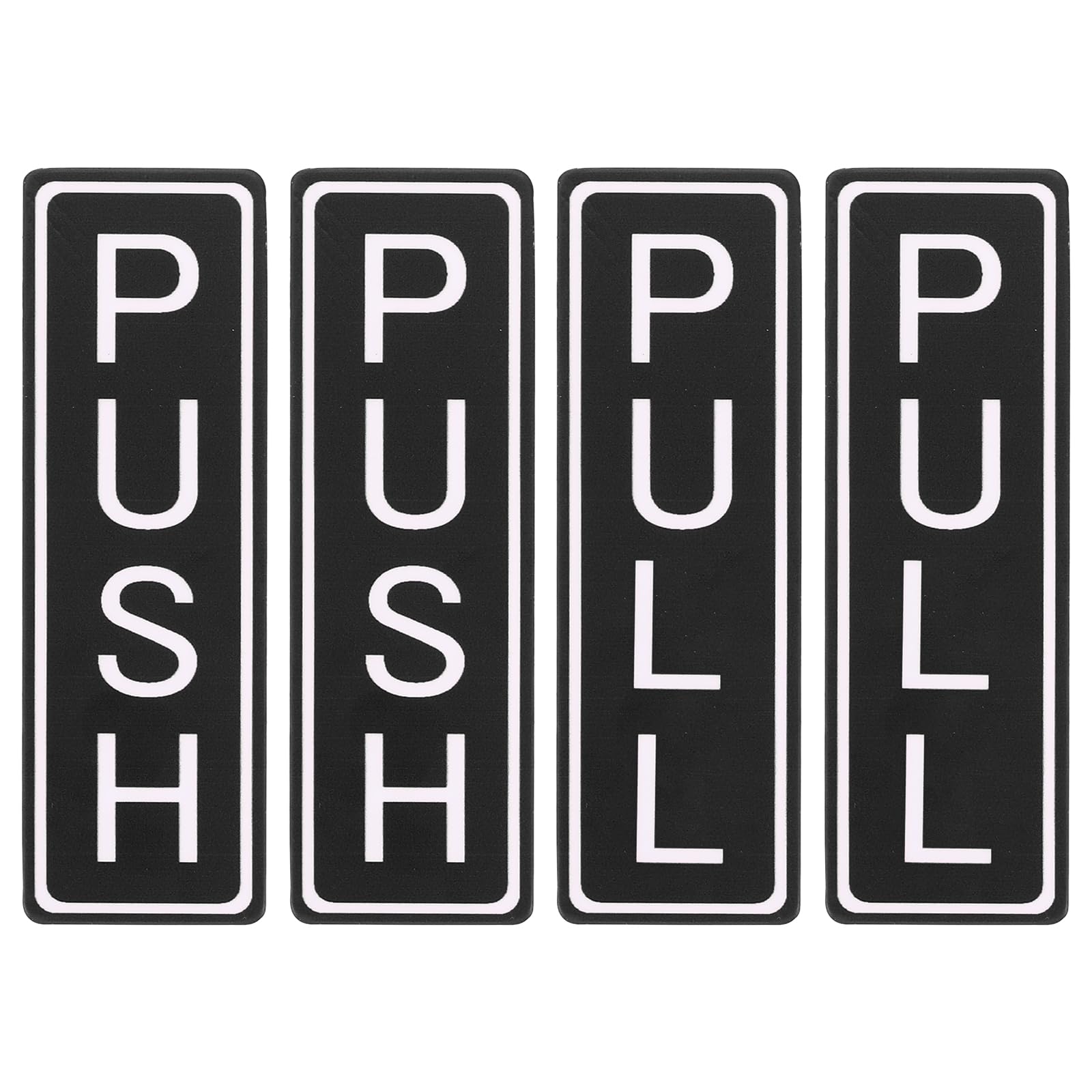 PATIKIL Vertical Push Pull Door Sign