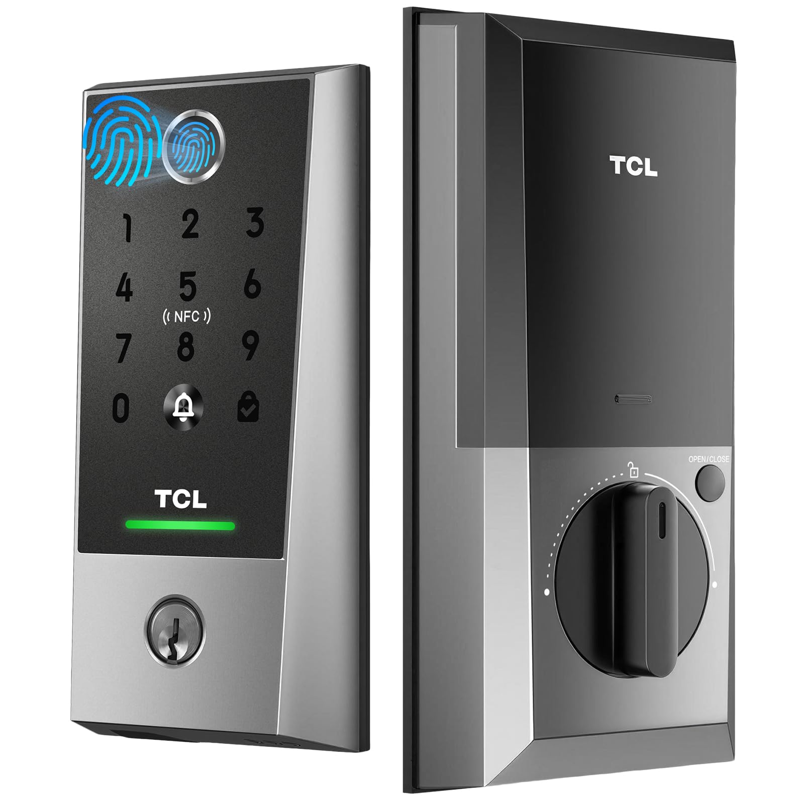 TCL Smart Front Door Lock, Fingerprint Keyless Entry Deadbolt Locks