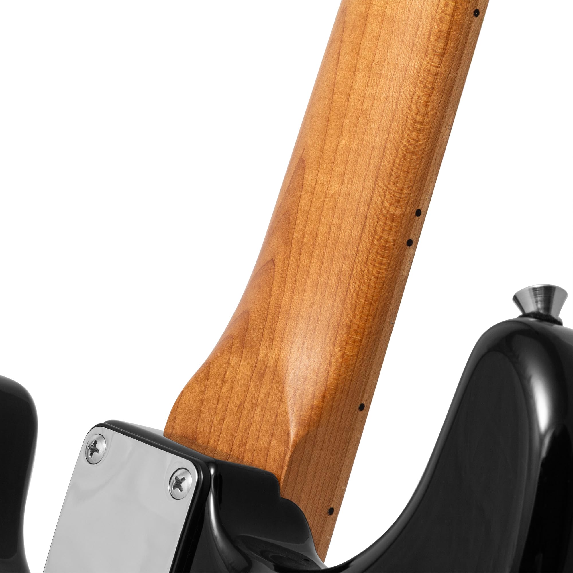 Tiger ELG-BK Chitarra Elettrica Full Size -Manico in Acero Stagionato, Pickup SSS Versatili - Nero - Adatta a Tutti gli Stili Musicali