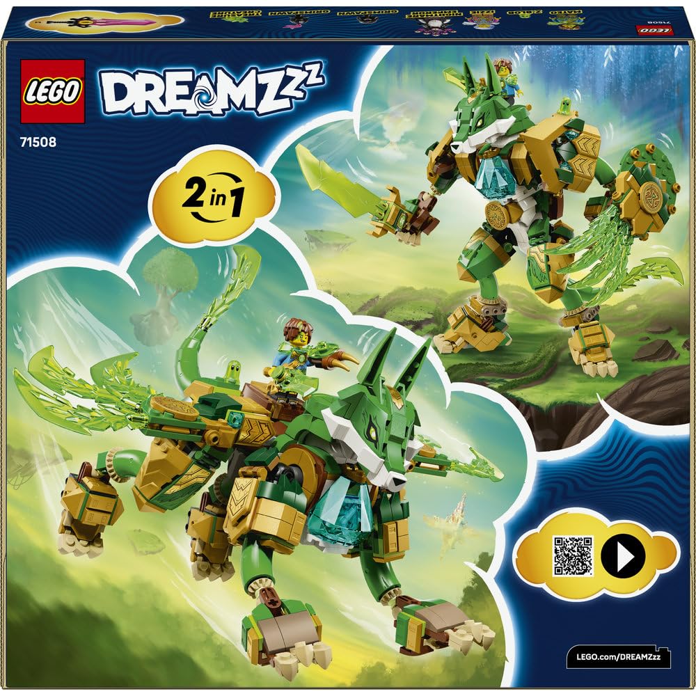 LEGO DREAMZzz Lisi mech-strażnik 71508 | mech fantasy, zabawka akcji, prezent dla chłopca i dziewczynki 9+, przygoda ze świata snów, 883 elementy
