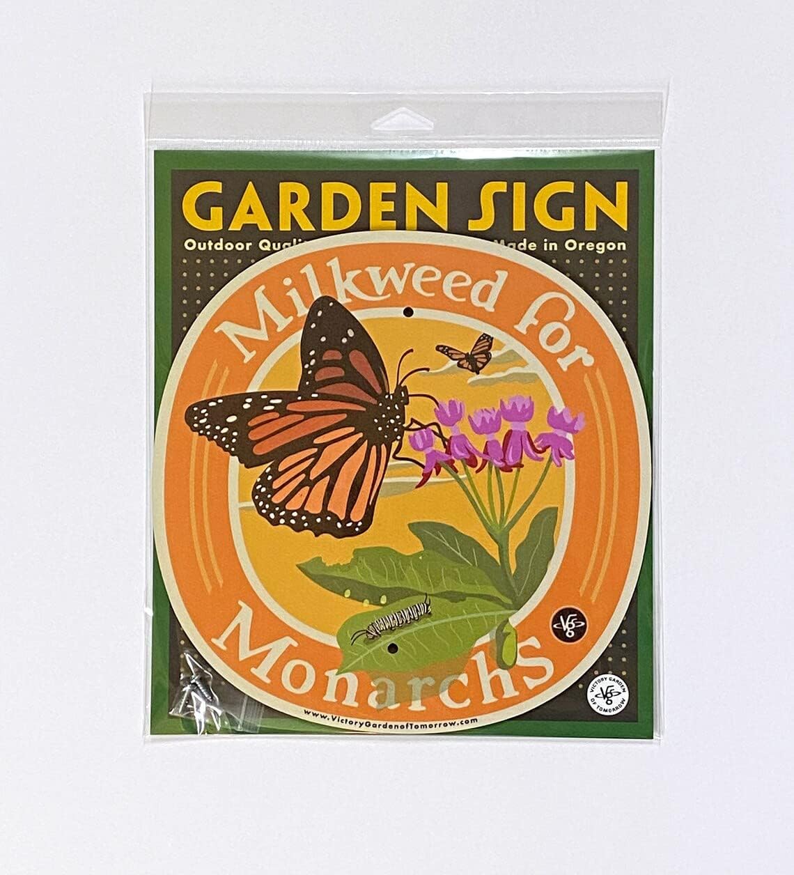Milkweed for Monarchs - Garden Sign