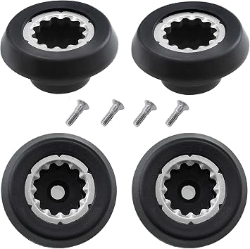 4 Pack Drive Socket Kit for NutriBullet RX N17-1001 NB-301S 1700W, Blender Replacement Part, Juicer Mixer Base Gear Repair Kit, 4 Drive Sockets and 4 Drive Screws, Easy Install