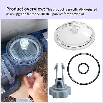 Amazon.com: SF80110-1 Leaf Trap Cover Lid 5 inch Have O-Ring