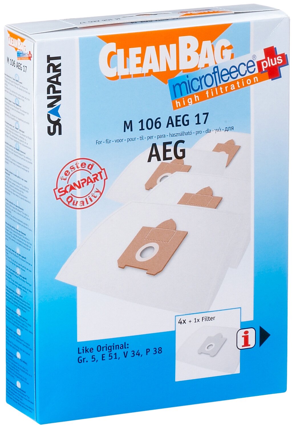 6/12/18/24/30 STAUBSAUGERBEUTEL BEUTEL Vlies Geeignet Vorwerk Kobold VK