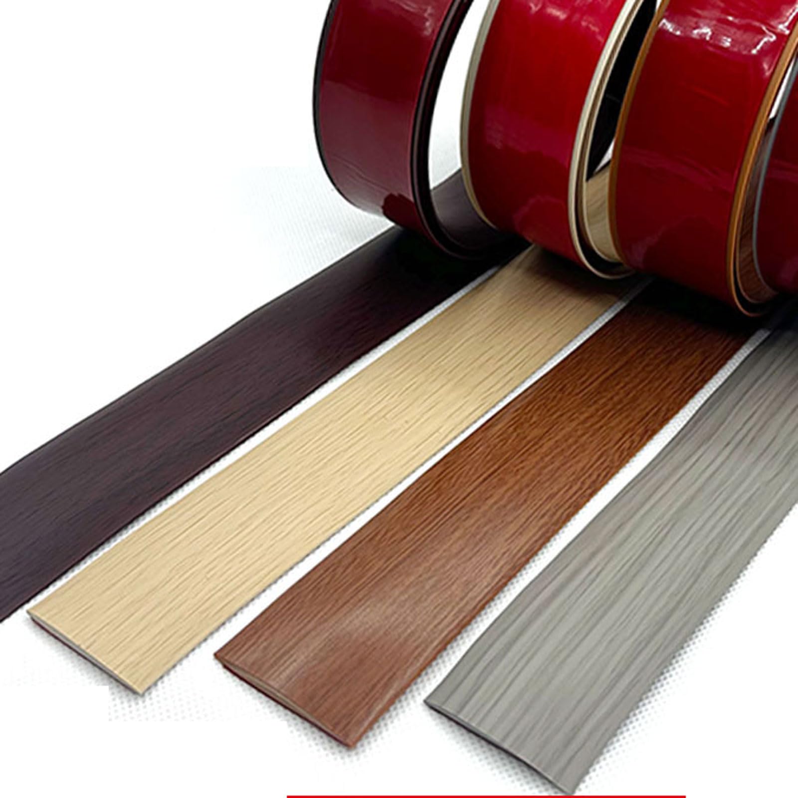 Afqboeqxy Tai Teak Wood Pvc Floor Transition Strip Self Adhesive Self Adhesive Laminate Floor Transition Strip Multicolor Multiple Sizes(,7.6Cm X 100Cm)