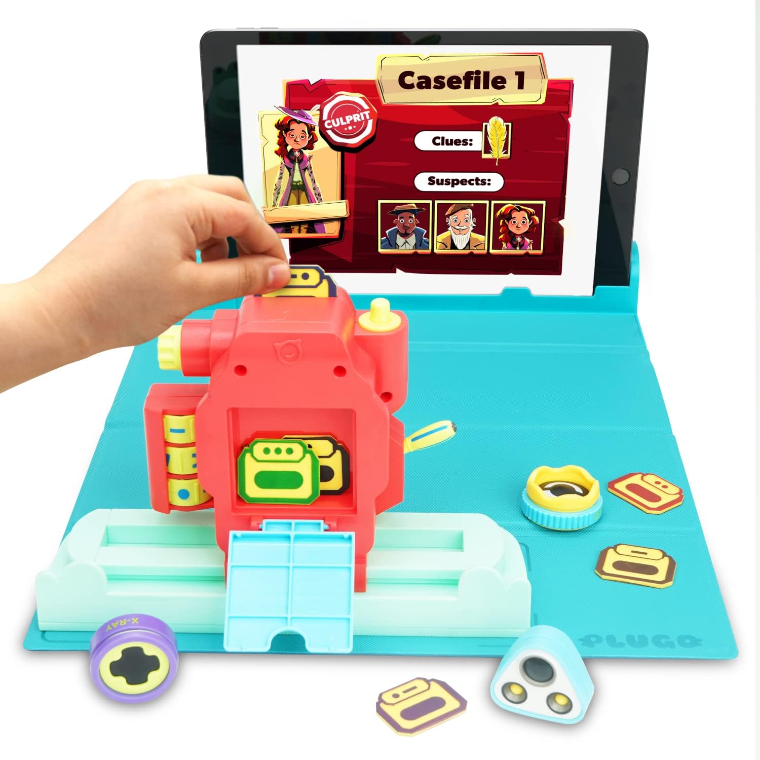 Plugo Detective by PlayShifu - Kids Spy Kit with Thrilling Games | Boost STEM Skills | Gift for Boys & Girls 4-10 Years (Works with iPads, iPhones, Samsung Tablets/Phones, Kindle Fire Tablets)