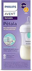 Mamadeira Pétala 3.0 Philips Avent Air Free 260ml 1m+