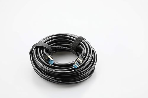 Miniatura 7 de Cable Ethernet Cat 7 de 25 pies, cable Ethernet Hftywy 26 AWG de servicio pesado Cat 7 de red de Internet Cable de red RJ45 Cable de red Cat7 Cable