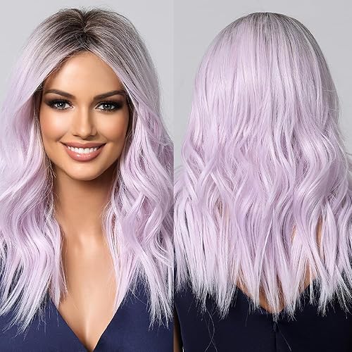 Miniatura 9 de testar Auburn - Pelucas de cobre con flequillo para mujer, pelucas cortas de color naranja y marrón, pelucas onduladas con flequillo, pelucas