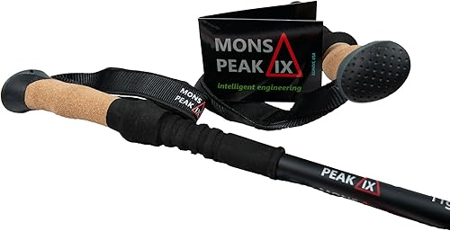 Miniatura 5 de Tiger Paw 7075 - Bastones de trekking, color negro, altura ajustable