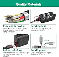 Vista 8 de DR-E6 Acoplador DC LP-E6 LP-E6N Batería ficticia USB-C Cable PD Adaptador Adaptador ACK-E6 Adaptador de corriente CA para cámaras Canon EOS R7 R6 R5