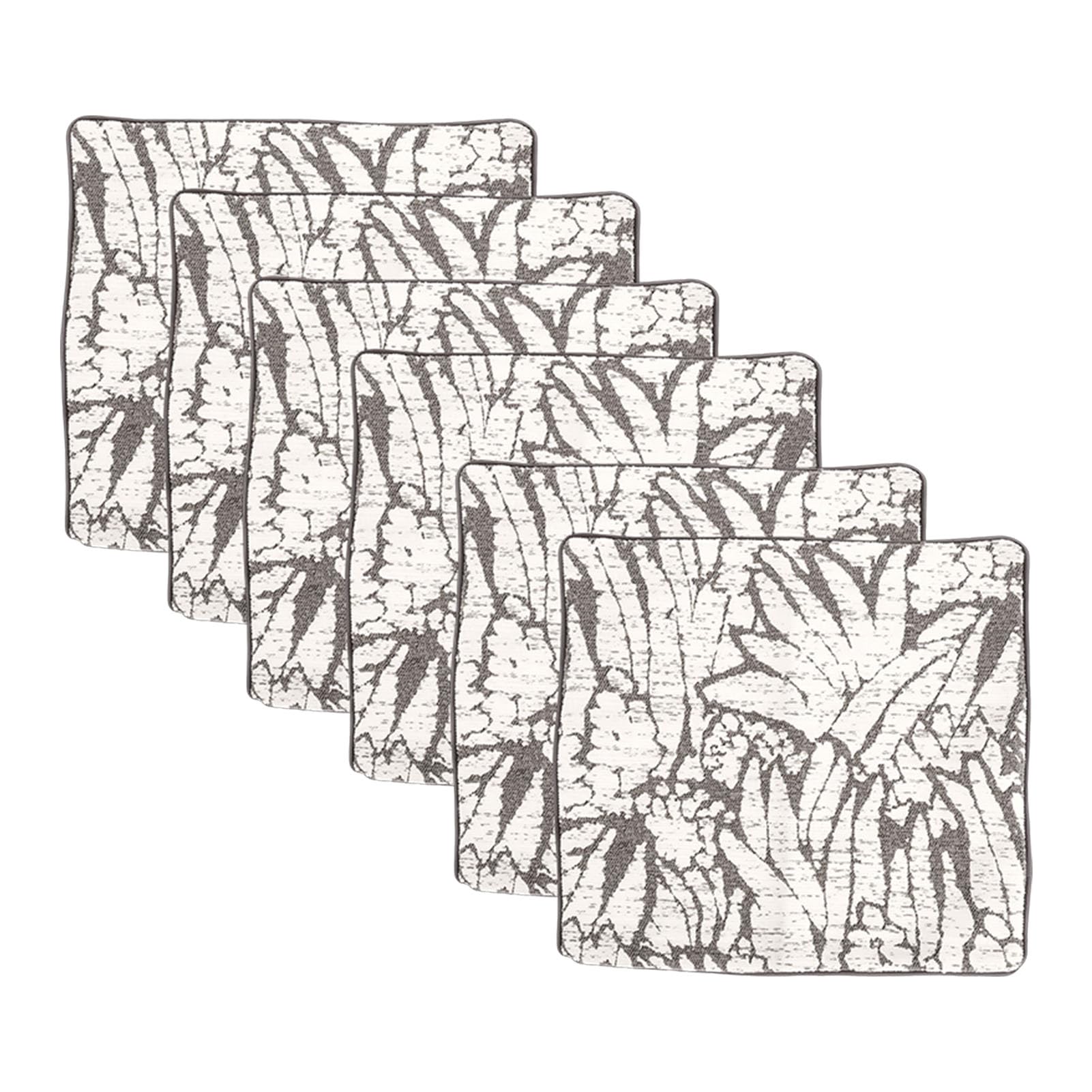 Generic Dom Wiejski Dekoracyjny Poliestrowy Poszewka na poduszkę Miękki Jasnoszary na sofę do Salonu 6szt (45,7 x 45,7 cm / 18 x 18 cali)
