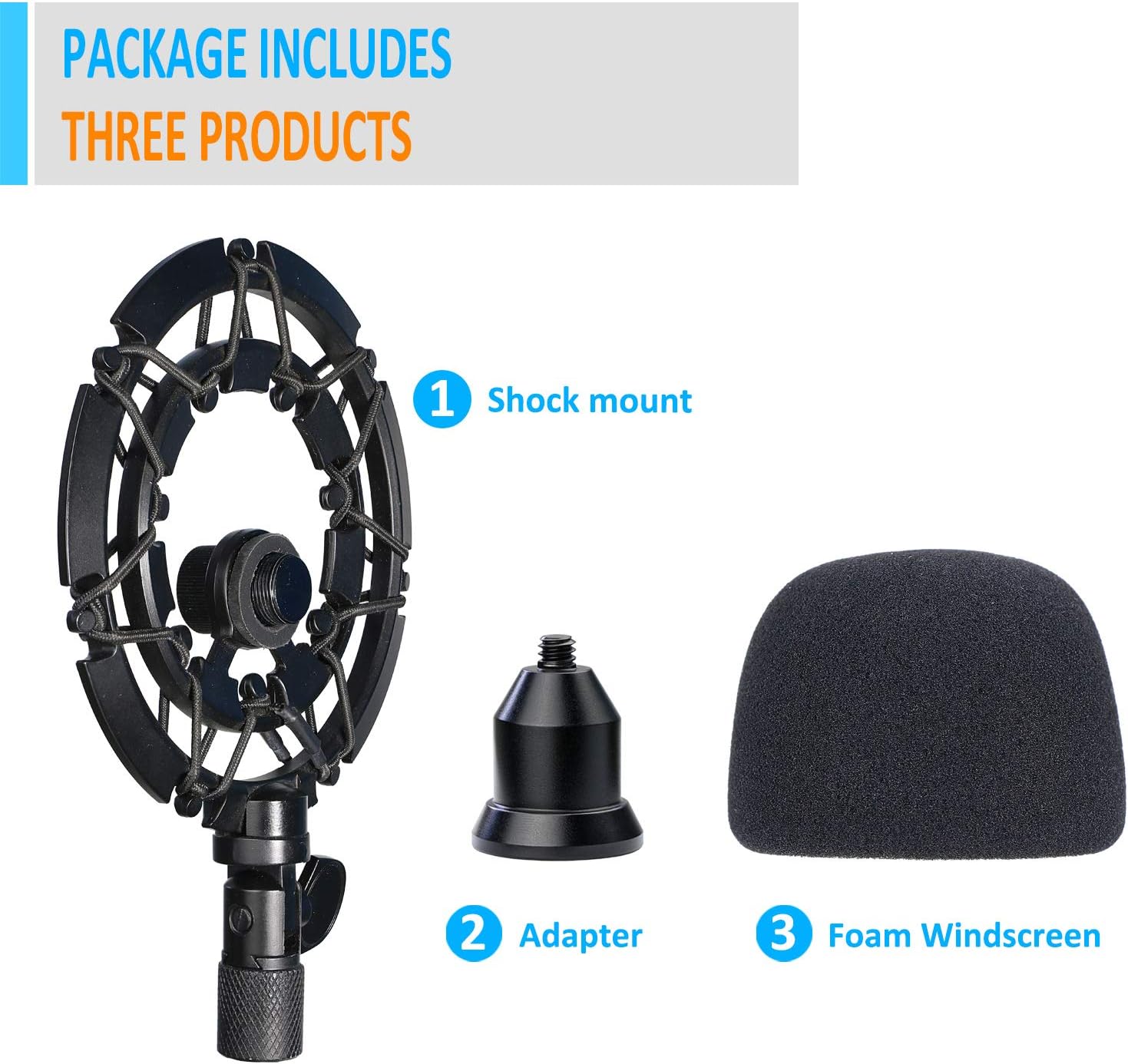 Flash Sale Buy 1 get 1 Blue Yeti Nano Shock Mount with Pop Filter, Alloy Shockmount with Foam Windscreen Reduces Vibration and Shock Noise Matching Boom Arm Mic Stand, Designed for Blue Yeti Nano Microphone by YOUSHARES Best Deal Product Blue Yeti Nano Shock Mount with Pop Filter, Alloy Shockmount with Foam Windscreen Reduces Vibration and Shock Noise Matching Boom Arm Mic Stand, Designed for Blue Yeti Nano Microphone by YOUSHARES