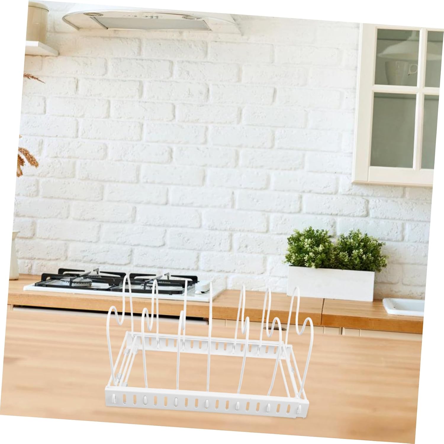 IMIKEYA Multi-layer Kitchen Cabinet Organizer Pot Lid Storage Rack Pan Holder for Pots and Pans