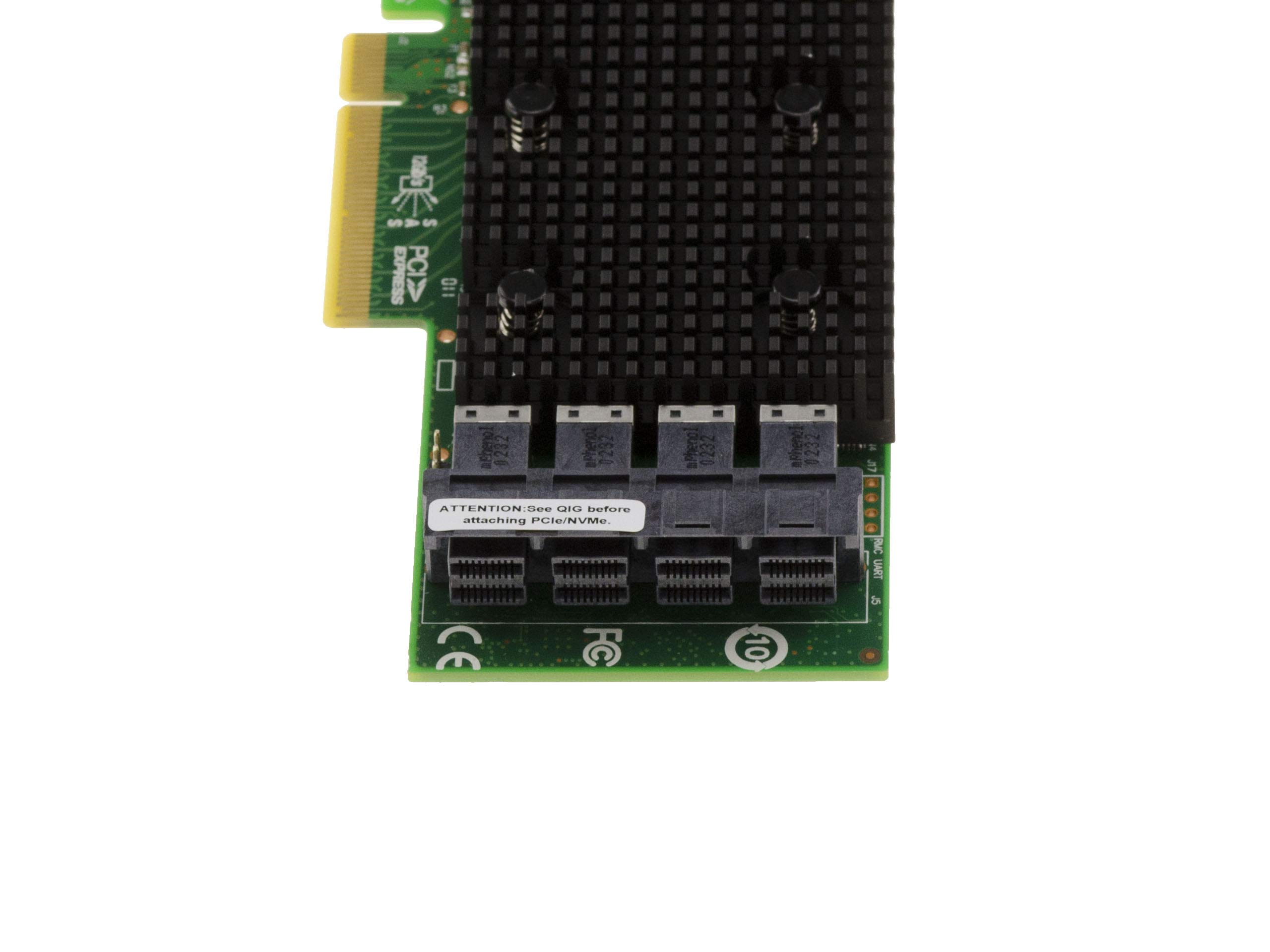 KALEA-INFORMATIQUE Tarjeta controladora interna PCIe 3.1 SAS + SATA + NVMe de 12 GB y 16 puertos. Modelo OEM 9400-16i