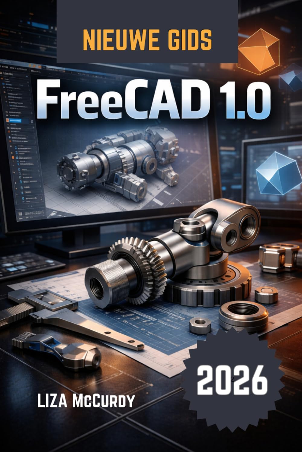 FreeCAD 1.0 Gebruikershandleiding 2026: Gratis professioneel 3D-ontwerp: maak bewerkbare modellen, perfect passende machines, voer tests uit, plan sneden en maak tekeningen. Voor beginners en experts.