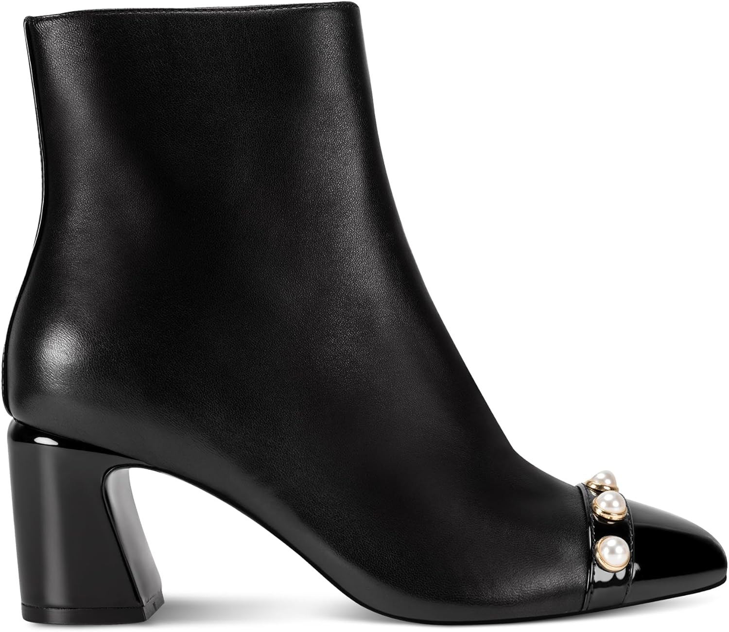KARL LAGERFELD Women's Daylyn Bootie With Pearl Embellishments