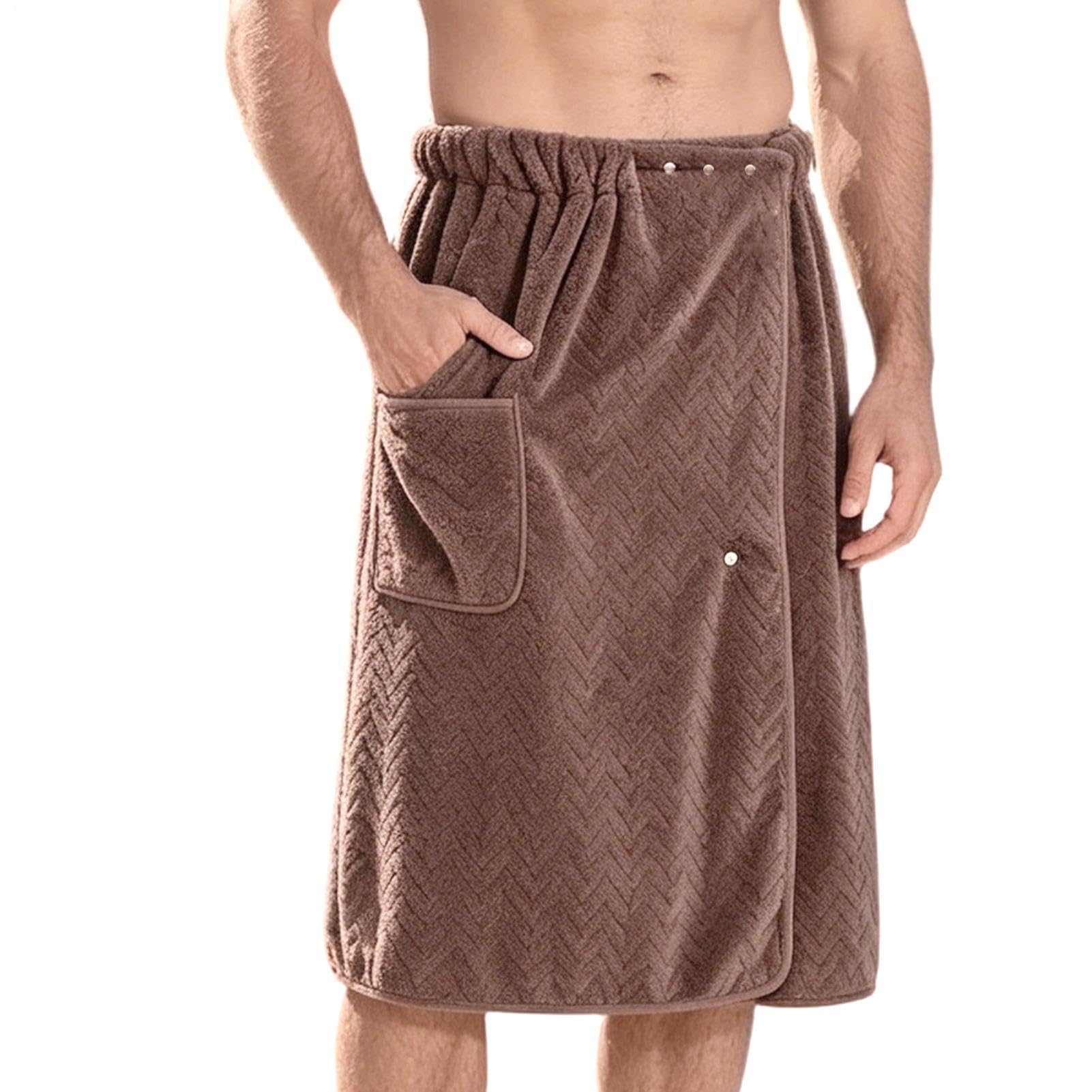 Peignoir de bain sauna haut de gamme sous forme de serviette enveloppante