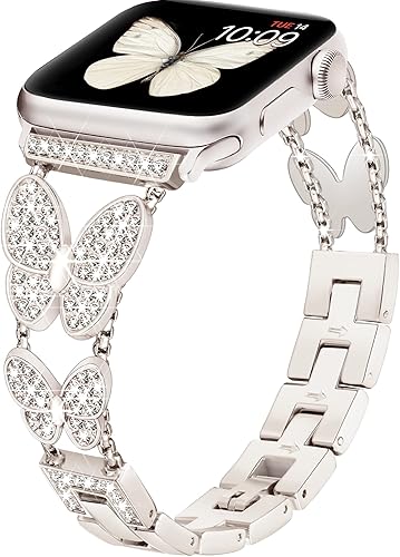 G-ficu Correa de mariposa compatible con Apple Watch Band de 161 pulgadas 1575 pulgadas 1575 pulgadas iWatch Series 8 7 6 SE 5 4 3 2 1 correas de G-ficu Correa de mariposa compatible con Apple Watch Band de 161 pulgadas 1575 pulgadas 1575 pulgadas iWatch Series 8 7 6 SE 5 4 3 2 1 correas de