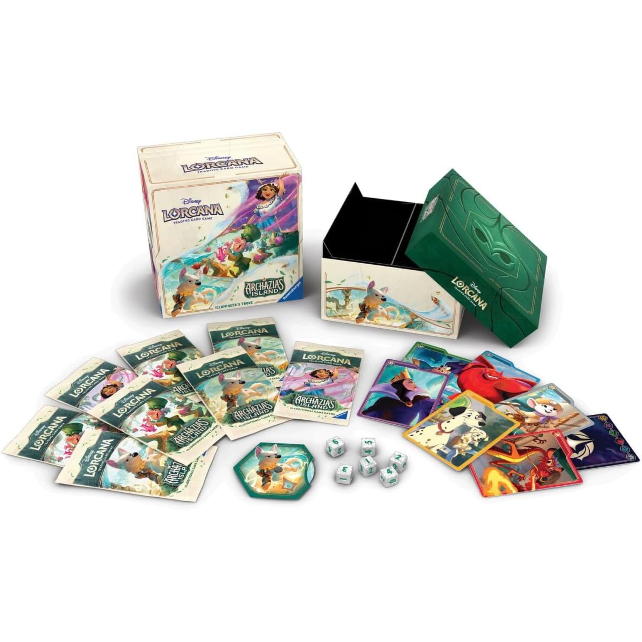 Ravensburger - Disney Lorcana TCG Set 7: Illumineers Trove | Giochi Di Carte Per Adulti E Bambini Con Carte Disney Lorcana | Giochi Bambini 8 Anni In Su Collezionabili | Regalo Bambino 8 Anni