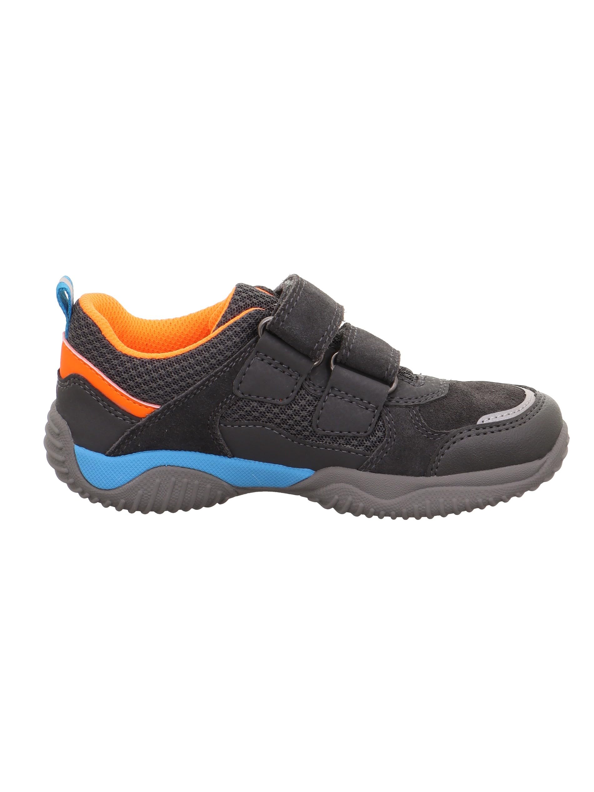 Superfit Storm Jungen GRAU/ORANGE 2000 Sneaker, 31 EU