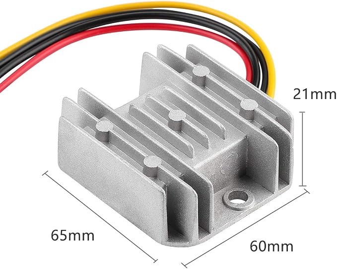 Reductor de Voltaje DC 8V-40V a 12V 3A 36W Waterproof miniatura 6