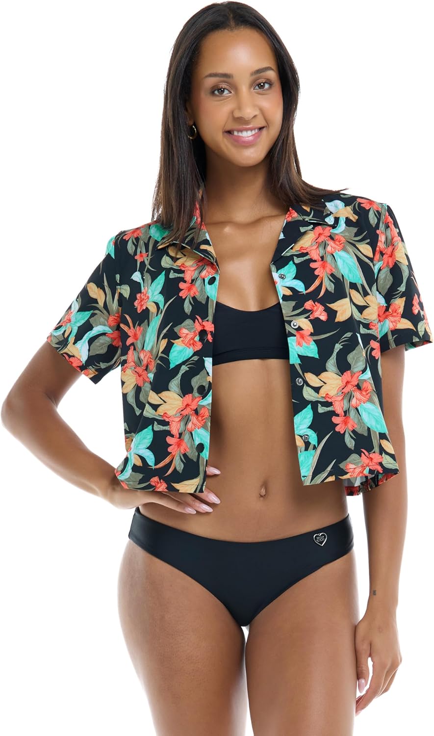 Body Glove Women's Lalancha Surf Shirt Cover Up Top with Quick Dry Vapor Fabric