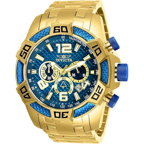 Invicta Men's 25852 Pro Diver Analog Display Quartz Gold Watch