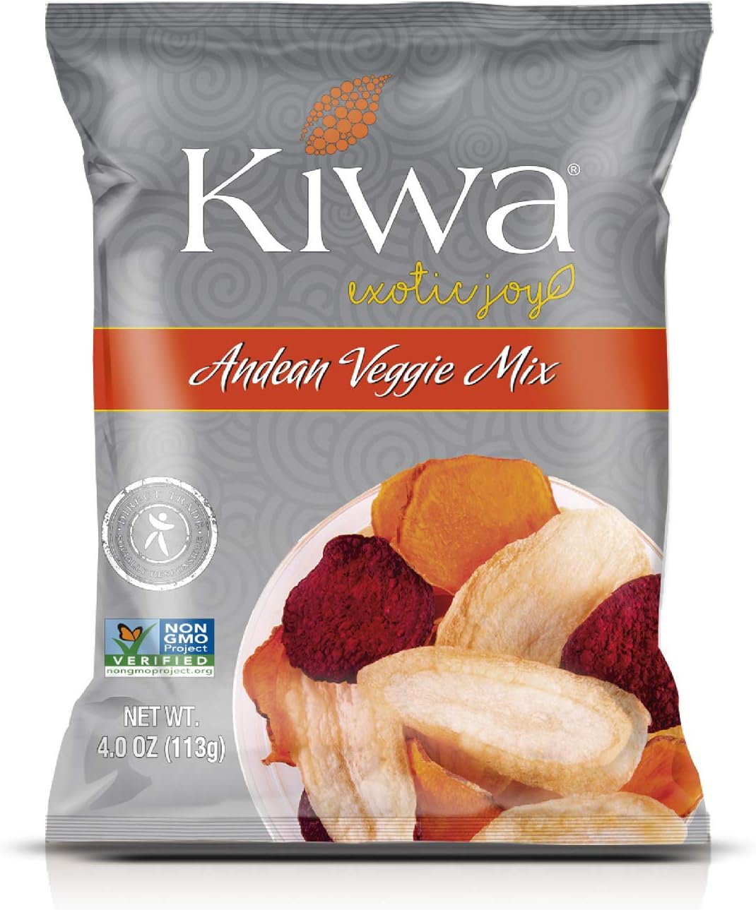 n Veggie Mix (12 Pack, 4 Oz. Bag) All Natural Plant Based, Sustainably Sourced, Non-GMO, Gluten Free, Savory Snack