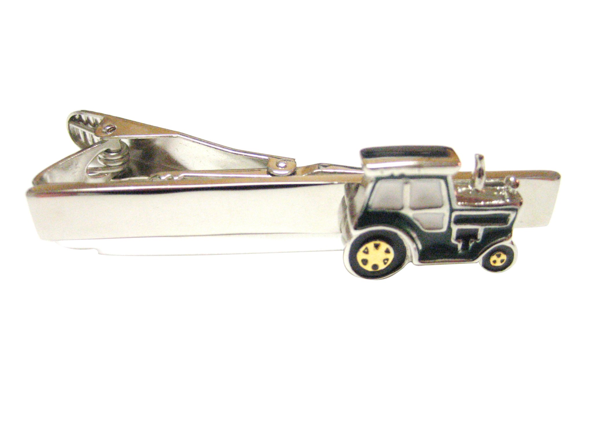 Kiola Designs Green Classic Farm Tractor Tie Clip