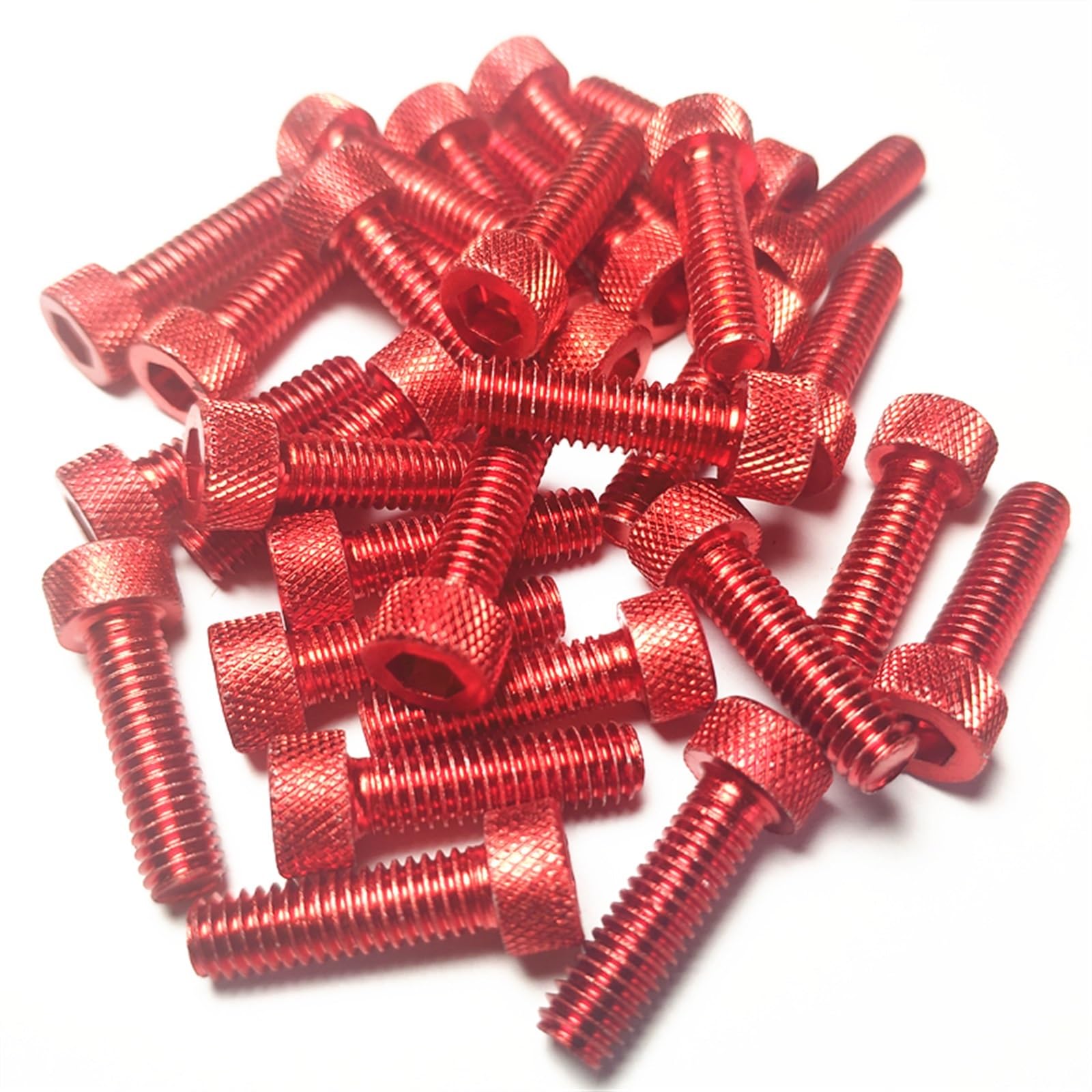 Tornillos moleteados de aluminio anodizado para ensamblajes limpios y sin vibraciones 3