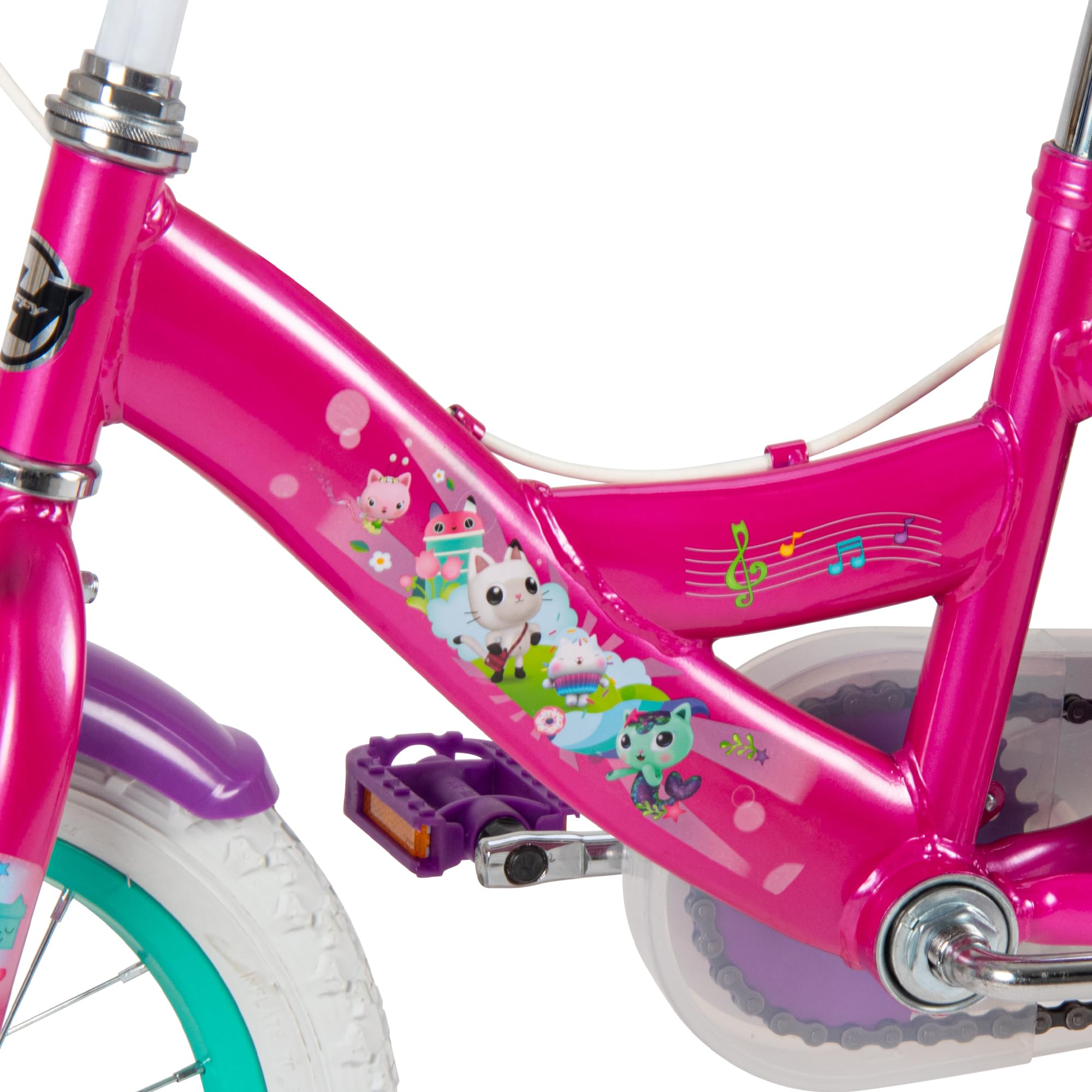 Huffy Gabby's Dollhouse - Bicicletta per bambini, 12/14/16", con ruote di supporto
