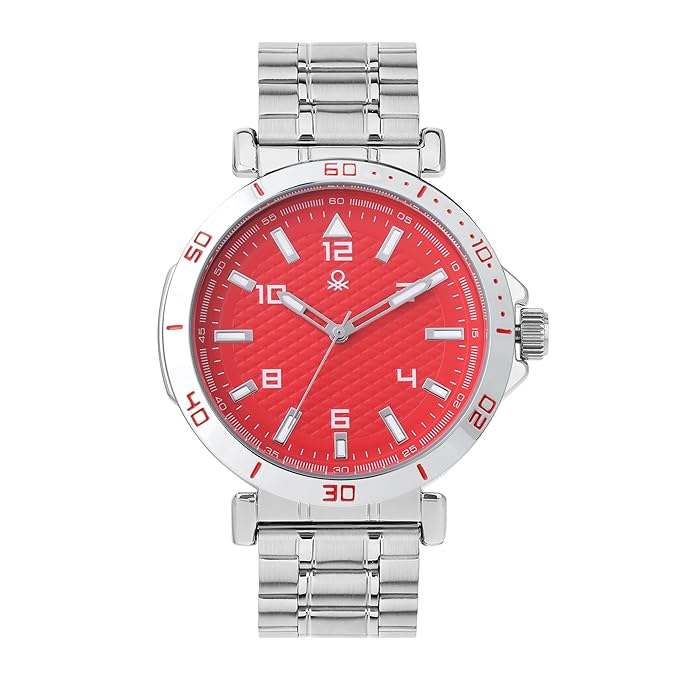 United Colors of Benetton Red Round Dial Analog Men's Watch - UWUCG2503