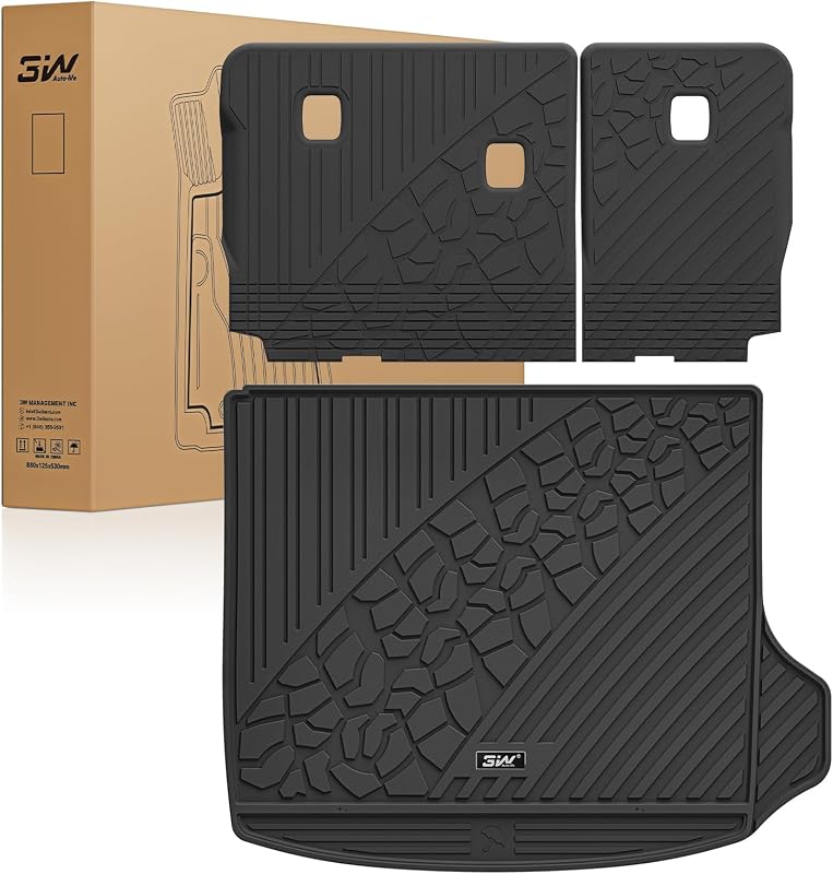 Forro de porta-malas e encostos 3W para Jeep Grand Cherokee 2022–2026, incluindo 4xe, preto